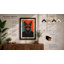 Fox-Headed Figure Modern - Framed Print-1480696862-1480696860
