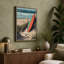 Surfboard at Dusk Coastal - Wrapped Canvas-770410298-770410302