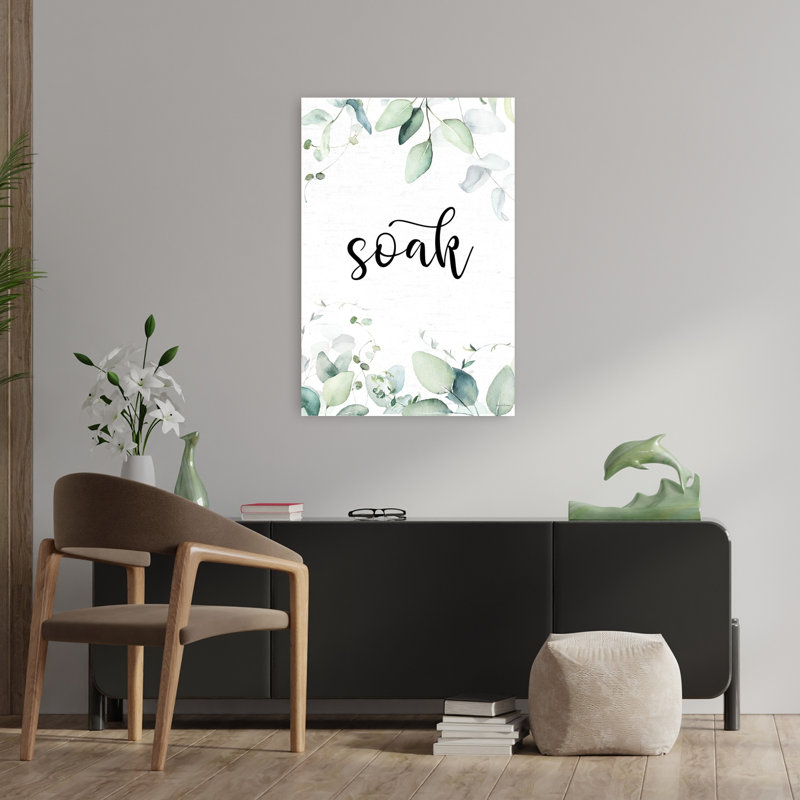 Soak Leaves, art contemporain abstrait, H 36 po x l 24 po
