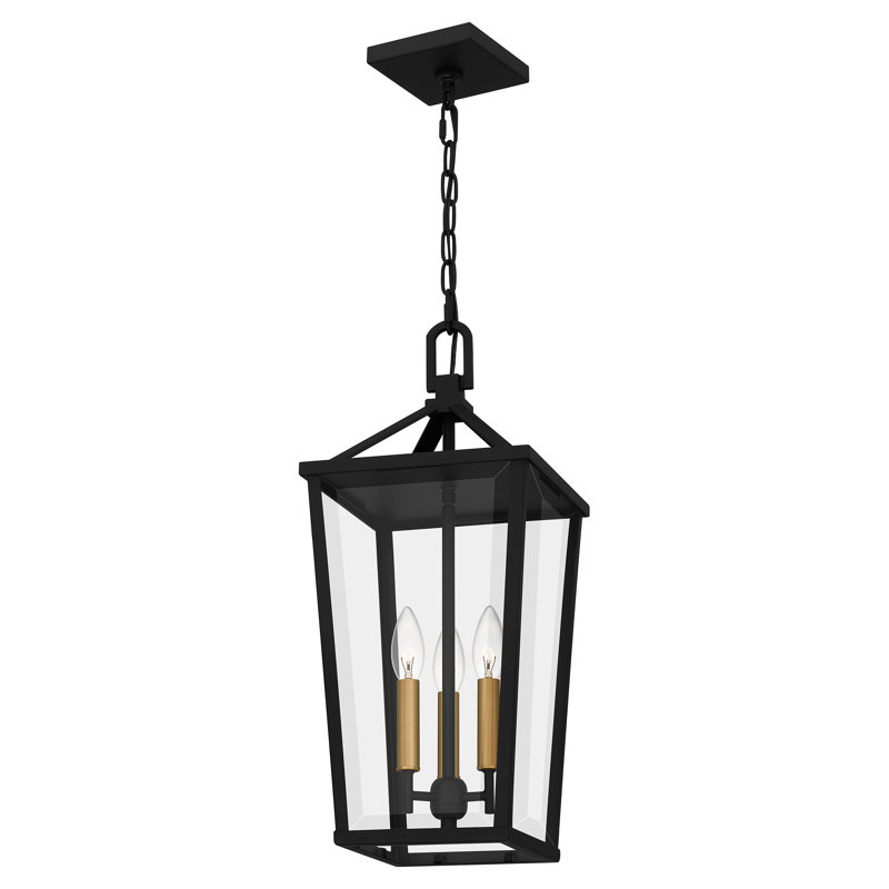 Galvis 3-Light Matte Black Mini Pendant Light