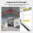 12X25 Ft Heavy Duty Carport with Shed-125455652