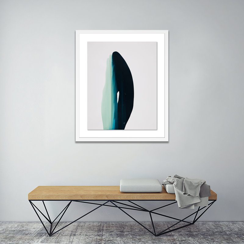Blue Abyss II Painting by Kim Whiteside, White, 24" H x 20" W x 1.5" D