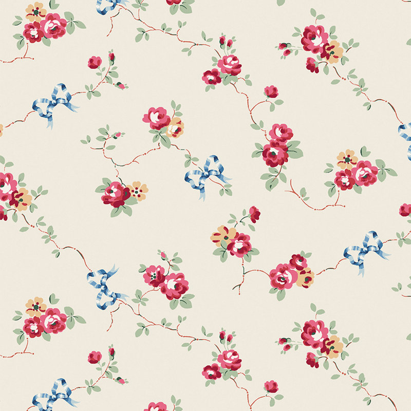 Cath Kidston Rose & Bows Navy, Cream