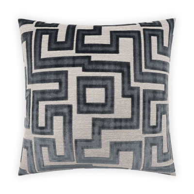 Modernist Geometric Feather Throw Pillow
