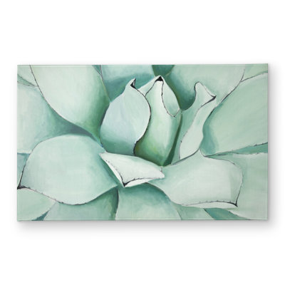 Succulent Closeup - Exotic Kitchen Indoor Outdoor Door Mat
