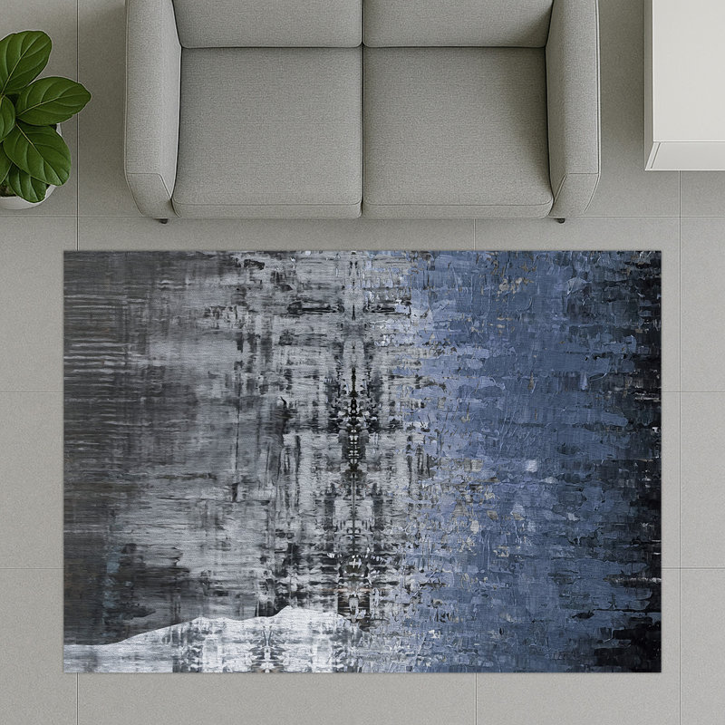 Abstract Area Rug, Rectangle 140 x 200 cm