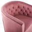 Fauteuil pivotant en velours Performance Prospect-1574749167