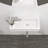 14.57X7.28 Inch White Ceramic Rectangle Wall Mount Bathroom Sink With Single Faucet Hole