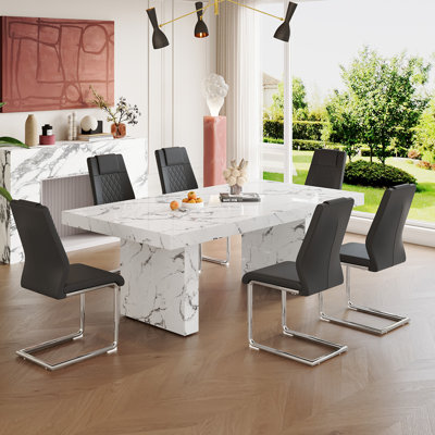 Tyniah Dining Table Set by Ivy Bronx