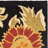 Emrick Blossom Hand Hooked Wool/Cotton/Latex Floral Rug in Black-19268853