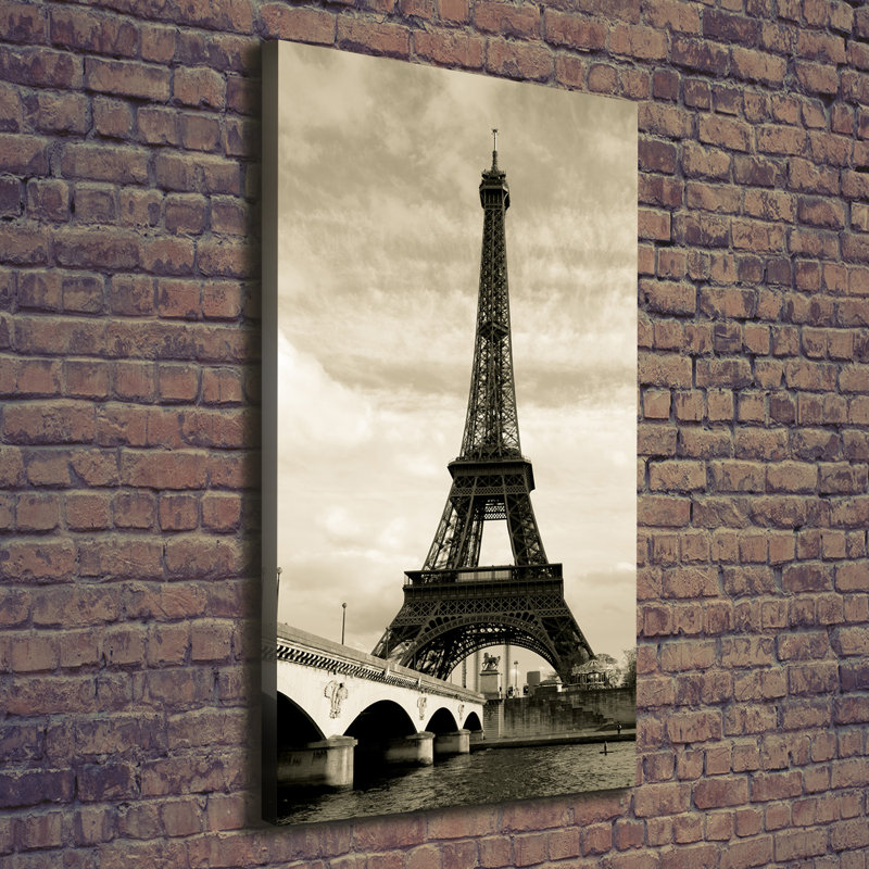 Eiffel Tower Paris - Wrapped Canvas Print