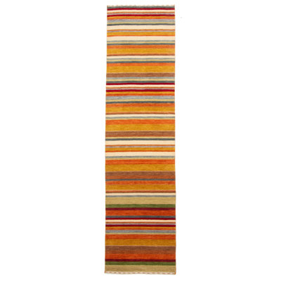 Tapis olive Indo Gabbeh 2 pi 6 po x 10 pi 2 po