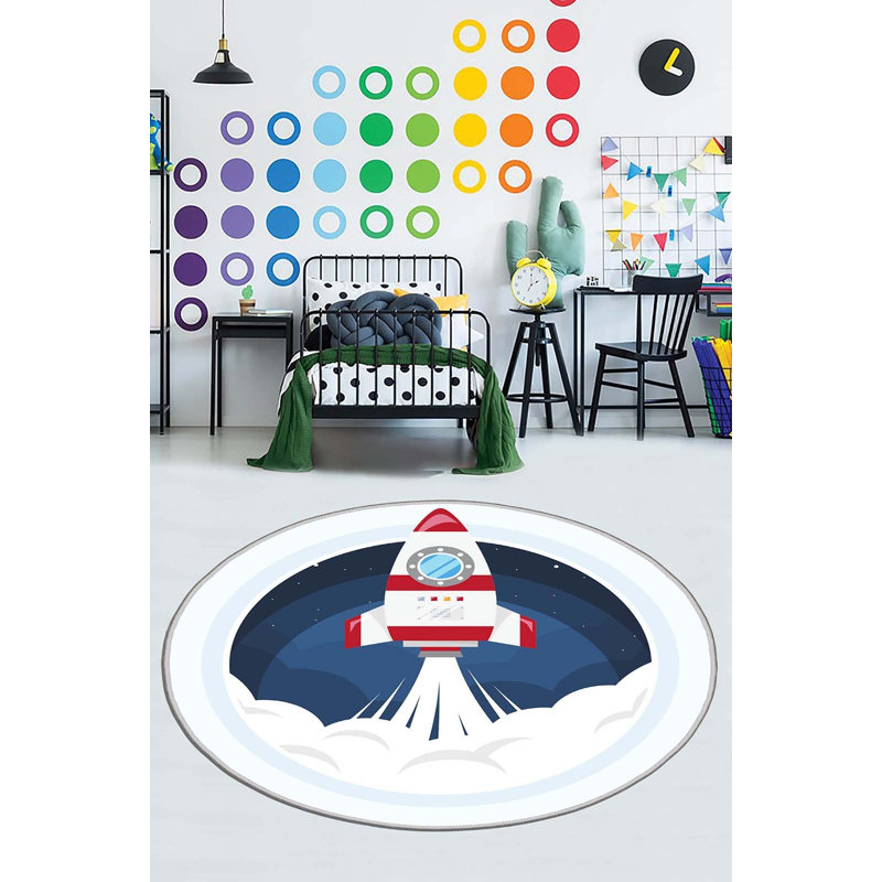 Luxurious Hall Carpet, 3.3 x 3.3 ft, 100% Polyester, 8 mm Pile Height | Antibacterial, Non-Slip Underside, 650 gr/m² | Machine Washable, 3D Digital Printing | Perfect for Modern Decor, Easy Care & Comfort