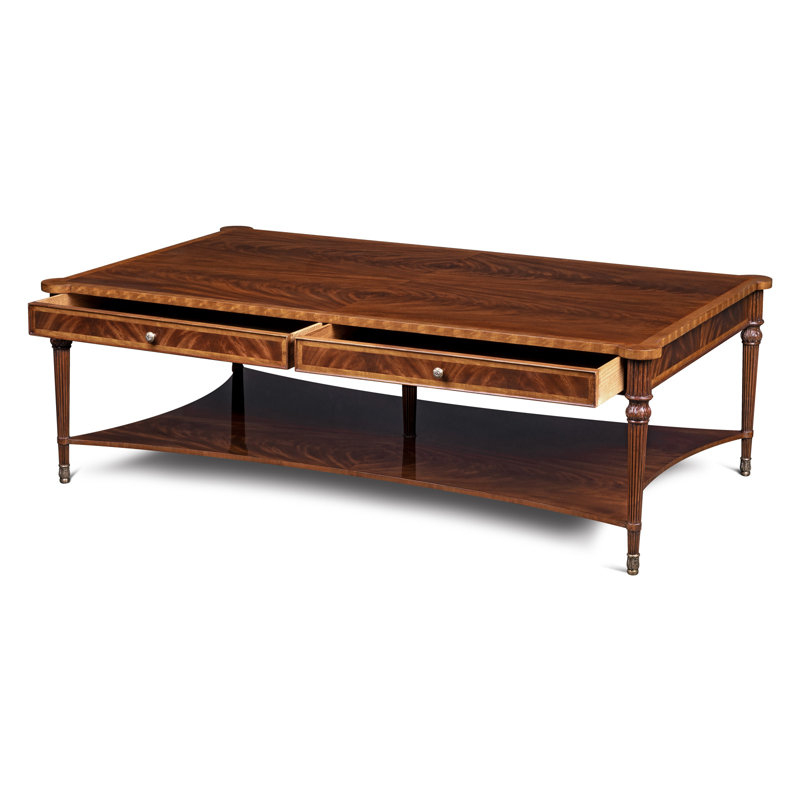Scarborough House Solid Wood Cocktail Table, Mahogany