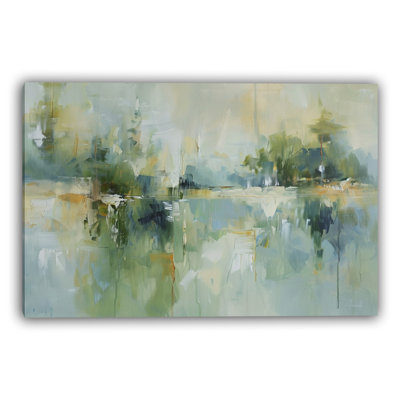 Garden Reflections Wrapped Canvas Wall Art