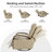 Azilda 29" Wide Genuine Leather Manual Swivel Rocking Standard Recliner-1958668170