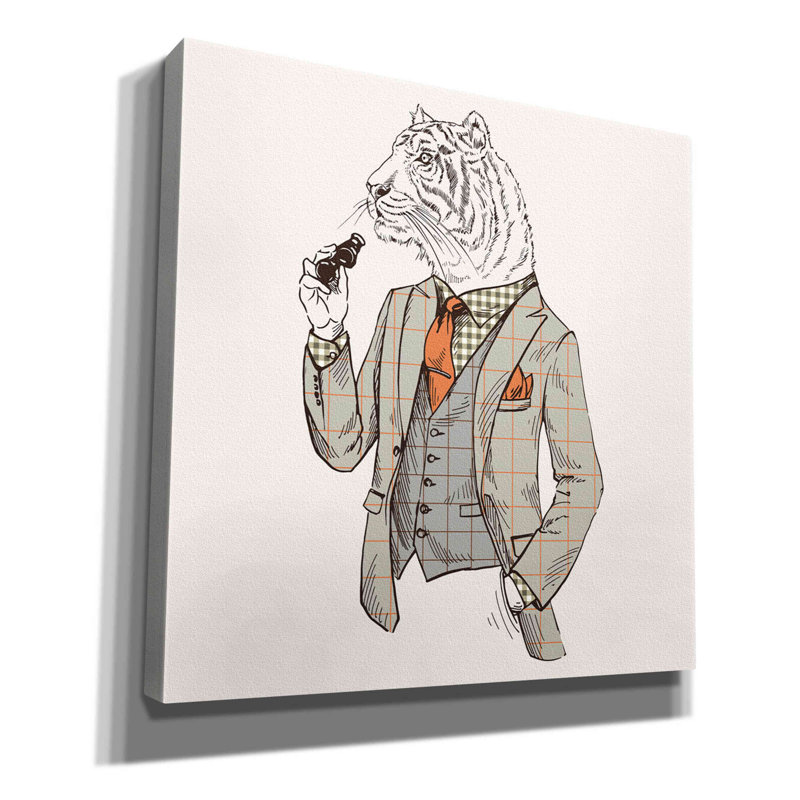 Trinx «Tigerman» par Graphinc, estampe numérique sur toile, H 12 po x l 12 po