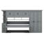 Lit escamotable simple avec bureau, lit escamotable mural avec garde-robe et armoire de rangement, lit rabattable moderne-200558895