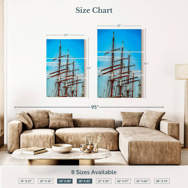 Mehar Sailboat Mast, 38" H x 24" W