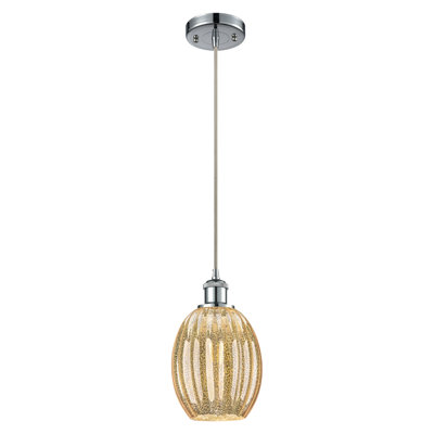 Ballston - Alyette - 1 Light Bulb Shade Cord Hung Mini Pendant