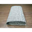 Tapis oriental blanc surdimensionné 15 pi x 20 pi, dynastie Derrick, ton sur ton, laine naturelle non tissée, tissé dense, noué à la main, surdimensionné