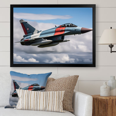 Avion de chasse militaire II sur toile