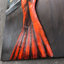 Danali Woman In Red - No Frame Print on Metal