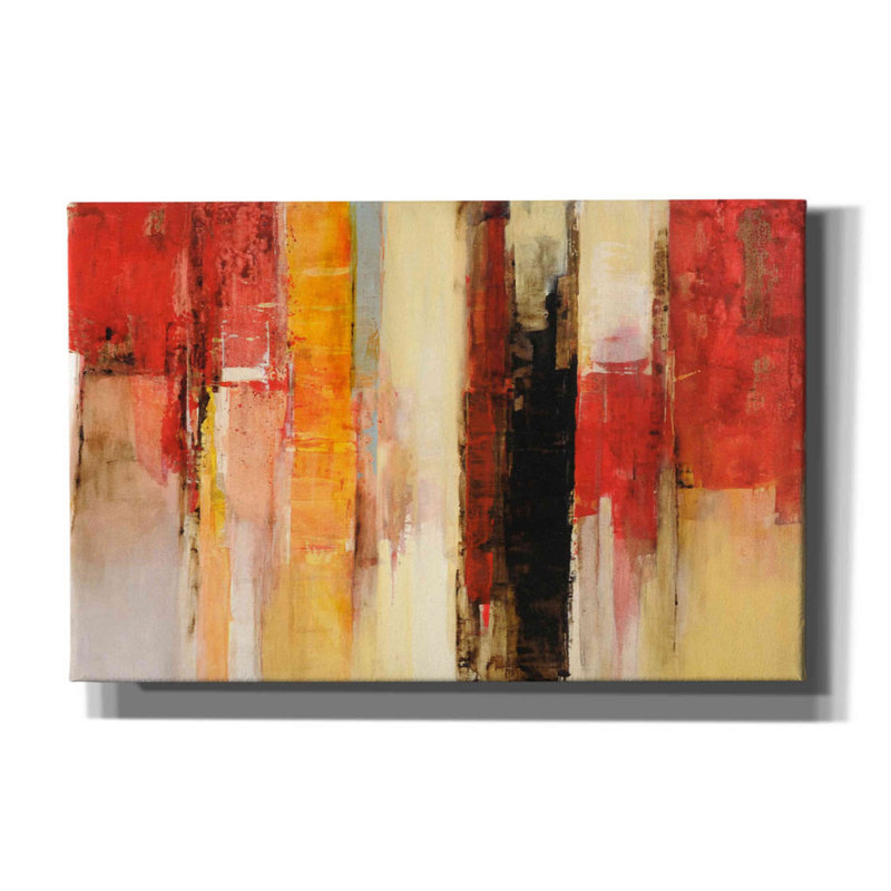 «Series Vertigo» par Ines Benedicto, art mural sur toile, H 26 po x l 40 po x P 1,5 po
