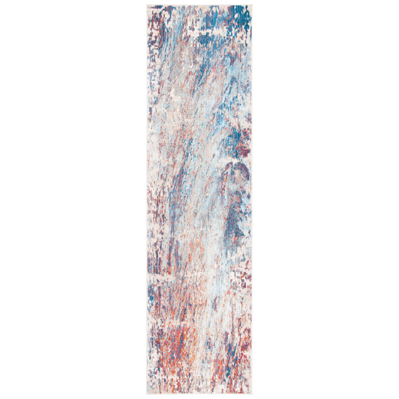 Stefanski Performance Abstract Rug, Rectangle 2' x 5'
