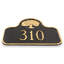 Plaque d’adresse murale sur 1 ligne-23381116-23381119