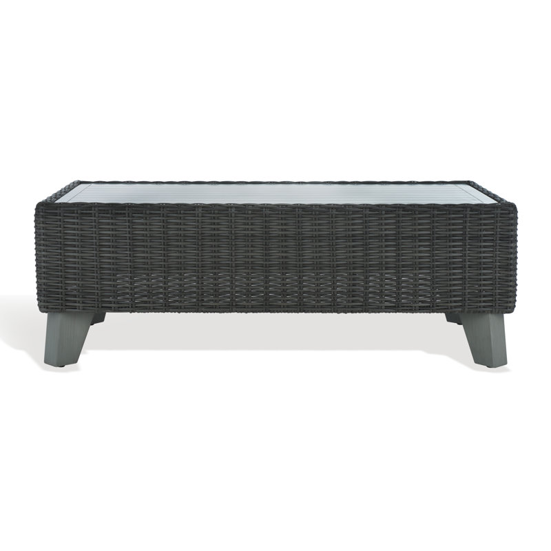 Margarita Outdoor Coffee Table, Dark Gray