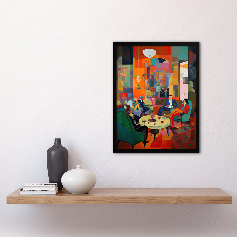 Mawgan The Cocktail Party - Single Picture Frame Print