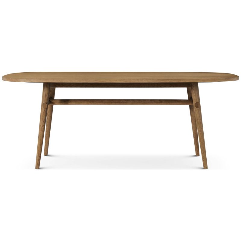 Madrid/WRC Dining Table, Natural, 30" H x 78.74" L x 39.37" W