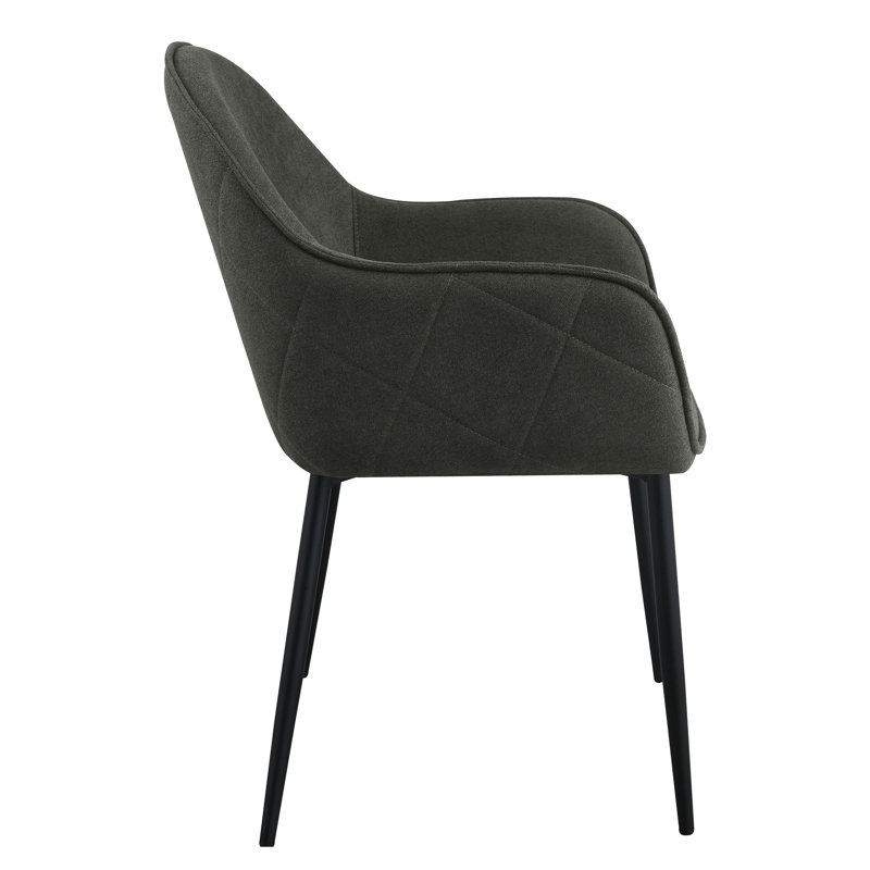 Kelula 18.75'' H Upholstered Armchair, Black