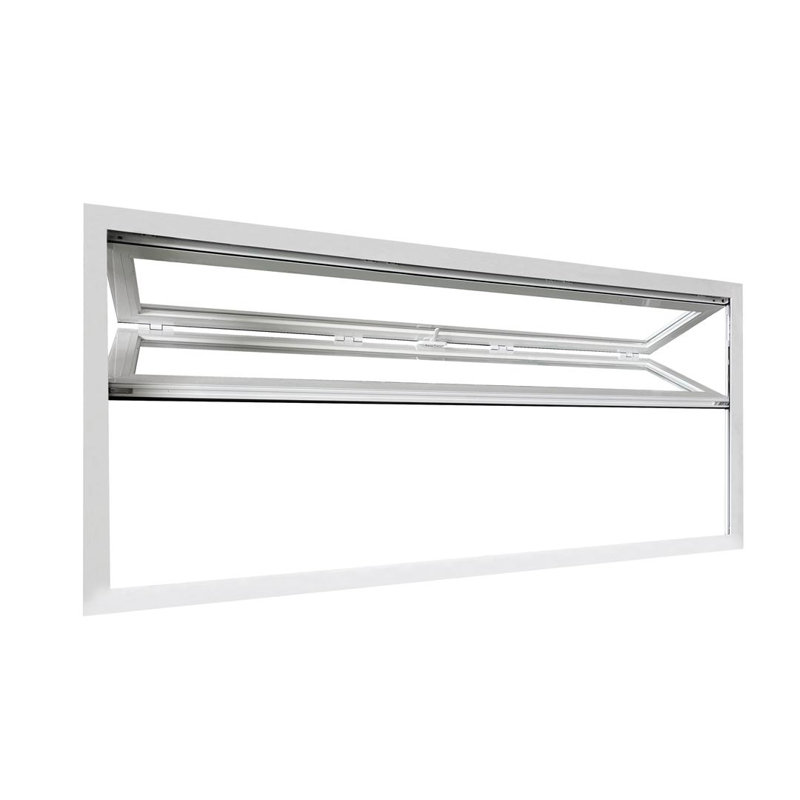 Elite Black Aluminum Slide Up Window 60" x 42" with Toughened Glass