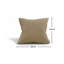 Natural Square Throw Pillow Cover