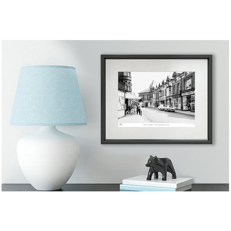 West Kirby, The Crescent 1967 by Francis Frith - Single Picture Frame Print, 28cm H x 36cm W x 2.3cm D