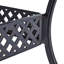 Table extensible - Aluminium avec cadre en cuivre brillant pour la cour, le porche, la terrasse, la terrasse, la couleur naturelle, les caractéristiques extensibles de la salle à manger extensible dans une couleur brillante, une caractéristique élégante