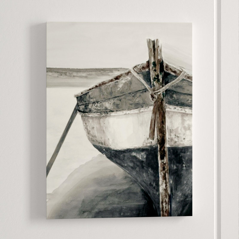 Mediterranean Boats VI Print by Barclay Butera, Image Brush Gel, 63" H x 47" W