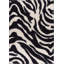 Tapis à motif imprimé animal noir Dondre-22790678