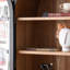 Vitrines en bois massif noir