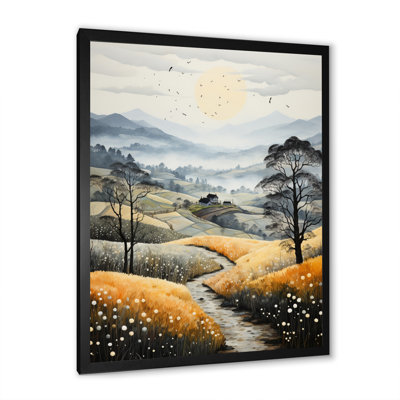Arletta " Countryside Misty Morning Patchwork IV "