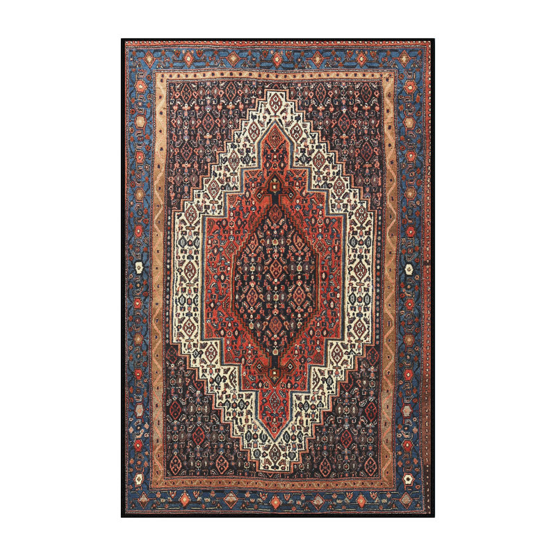 Oriental Indoor Rug, Rectangle 5' x 8'
