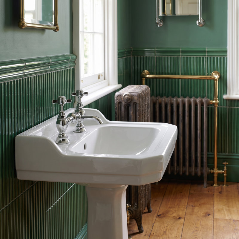 Esser Chrome Traditional Bridge Basin Mixer
