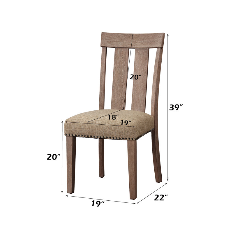 Ensemble de 2 chaises d'appoint Nathaniel