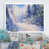 Toile blanche avec cadre photo