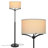 62'' Black LED Traditional Floor Lamp