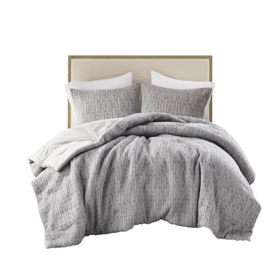 King/ King 3 Pc All Season Bedding , 100% Cotton Chocolate Bed - Sheets, Comforter And 2 Shams, Inviting Woven Design, , Visible Bartacks, Breathable Overlap Closure