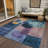 Machine Washable Indoor/Outdoor Chantille ACN1114 Blue Rug-109484774