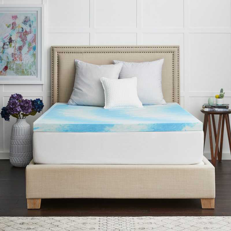 Sealy Chill 3" Memory Foam Mattress Topper, Full